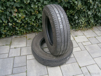 Predám 2x letné pneu Michelin 215/75 R16C 116/114R - 2