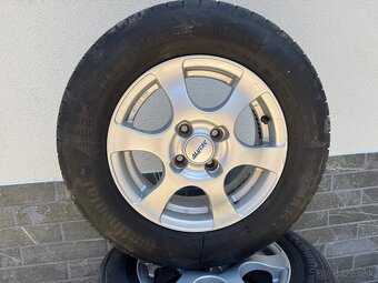 Hliníkové disky Alutec 4x100 r14 + letné 185/70 r14 6mm - 2
