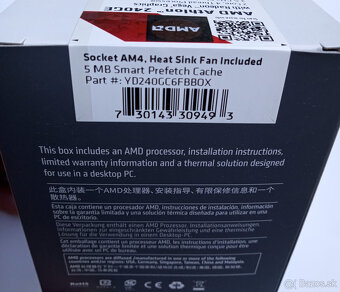 Predam AMD Athlon 240GE, v zaruke - 2