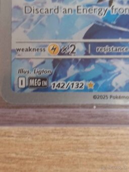 Predám Pokémon kartu Inteleon MEG 142/132 - 2