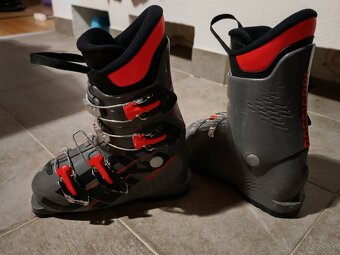 detské lyže s lyžiarkami - 2