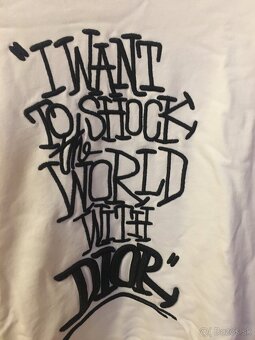 CHRISTIAN DIOR white damska mikinka M/L - 2