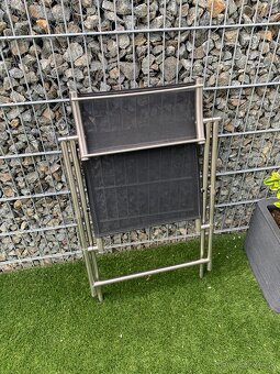 Nerezova stolicka s textalínom - 2