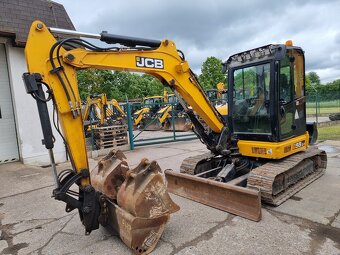 JCB 55Z na ocelových pásech + podložky - Max. výbava - 2