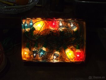 Predam vianočne svetielka šišky - 2