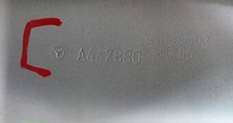 mercedes vito blatník w447 2014+ - 2