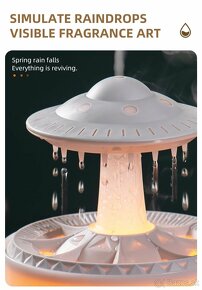 Zvlhčovač vzduchu s dážďovou lampou - 2