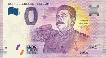 0 euro bankovka - MOSKVA , LENIN , STALIN . - 2