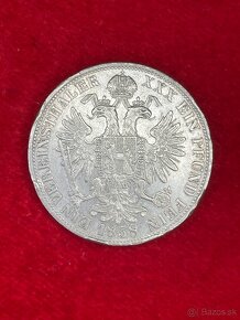 Spolkový Toliar 1858 B - mincovňa Kremnica - 2