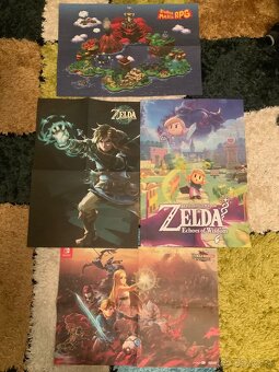 Nintendo Switch merch zbierka + plagáty - 2