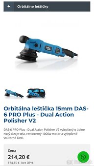 Excentrická leštička DAS6 PRO 15mm kmit - 2