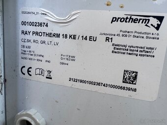 Elektrický kotol Protherm Ray 18KE - 2