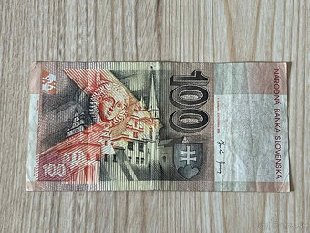 Slovenské bankovky 100 SK rok 2004 séria U - 2