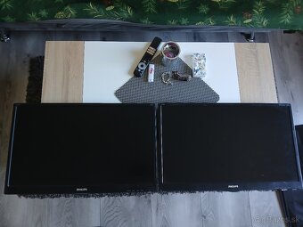 Predám 2ks LED Monitor Philips 243V5Q - 2