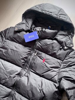 Polo ralph lauren čierna zimná bunda - L - 2