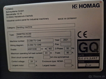 HOMAG SANDTEQ W-200 OPTIMAT SWT225/RC - 2