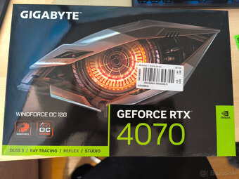 Nepouzivana RTX GIGABYTE GeForce RTX 4070 WINDFORCE OC 12G - 2