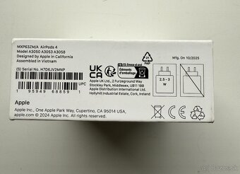 Apple Airpods 4 - originál - 2