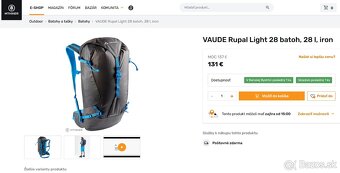 Nový turistický batoh VAUDE Rupal Light 28 - 2