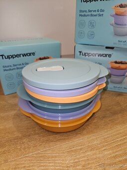 3ks nádoby do mikrovlnky Tupperware nové - 2