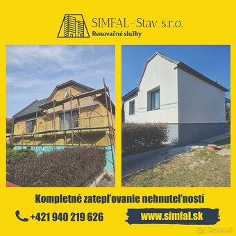 Renovačné Služby: Čistenie, Maľovanie Fasád a Striech - 2