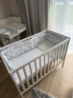 Detská postielka Ikea s príslušenstvom - 2