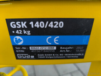 GÜDE GSK 140/420 Lamačka dlažby - 2