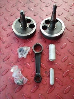 Klukove hriadele 2T po repase Jawa,CZ.MZ Simson Manet Ba2 - 2