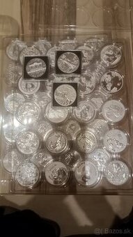 1 Oz a 2 oz strieborné investičné mince - 2