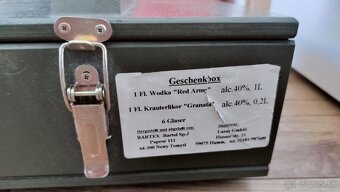 Darcekove balenie Vodka v tvare pusky - 2