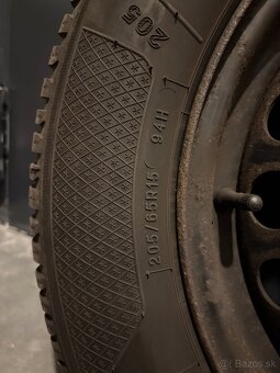 Plechové disky s pneumatikami Renault Fluence 205/65 R15 - 2