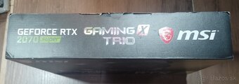 MSI GAMING X TRIO RTX 2070 SUPER 8G OC – TOP stav, originál - 2