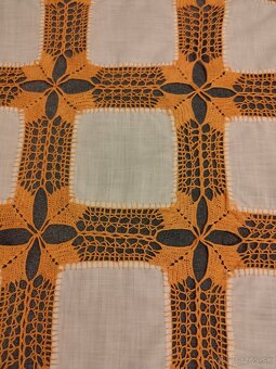 Obrus, ručná práca - 2