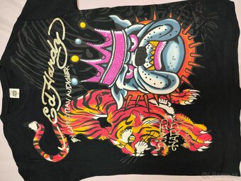 Nové čierne tričko detské 152 Ed Hard - 2