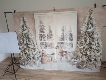 Stojan + osvetlenie + stativ + platna - 2