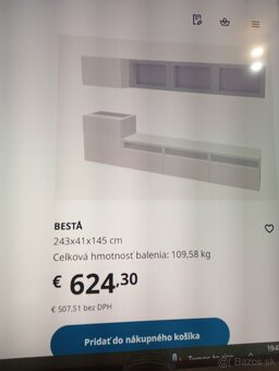 obývacia zostava IKEA BESTA - 2