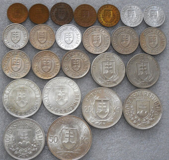 Mince: Sada mincí Slovenský štát Top stav - 1939-1945 - 2
