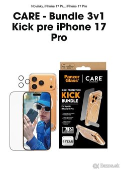 CARE - Bundle 3v1 Kick pre iPhone 17 Pro - PanzerGlass - 2