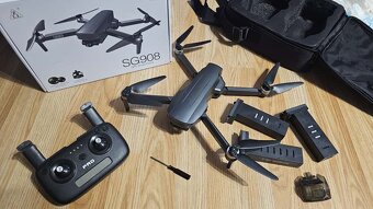 Dron SG908 PRO GPS – 3 batérie, taška, originálna krabica - 2