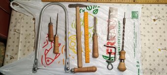 Retro lupienkova pila so sadou na vyrezavanie - 2