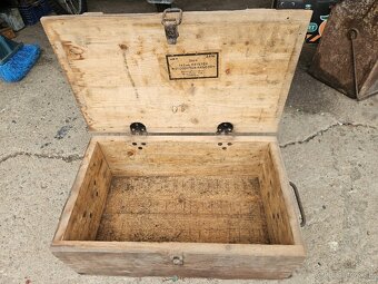 Vojenska drevena krabica bedňa 8. - 2