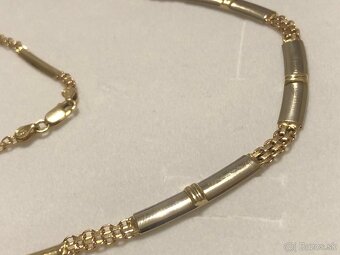 dámska zlatá retiazka - náhrdelník 14 kt zlato - 2