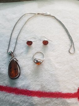 Strieborna jantarova suprava - 2