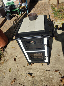 Tehlová pec, kachle, krb. - 2