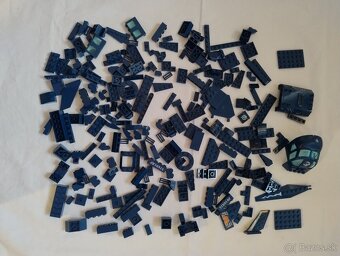 Originálne LEGO kocky - modrá 899 g - 2