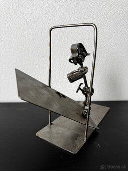 Kovová figurka, postavička hasiča - 2