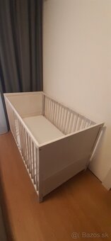 Detská postielka 140x70 Biela farba - možnosť bez bočníc - 2