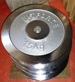 Pochrómované kotúče 4 x 15kg - 2