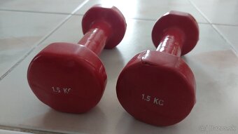 Jednoručky činky 1kg, 1,5kg - 2