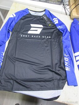 Priedušný enduro mx atv sx dres nohavice modré shot - 2